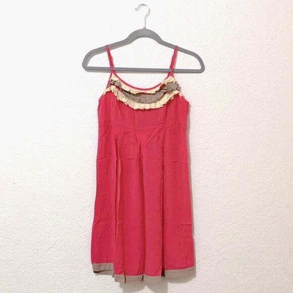 Imaginary voyage pink summer dress - Picture 1 of 16